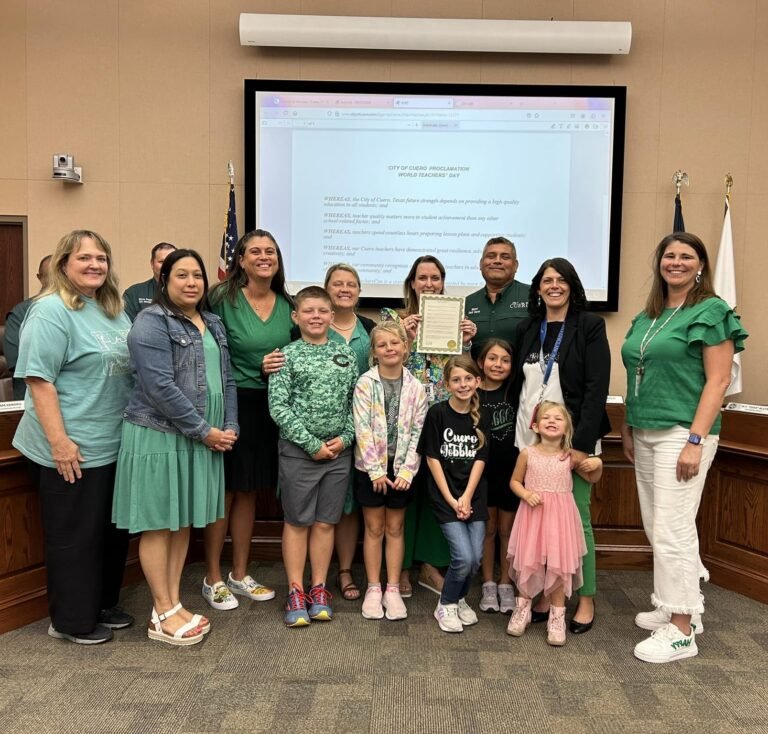 City Council Proclaims October 5 as Cuero Teachers’ Day