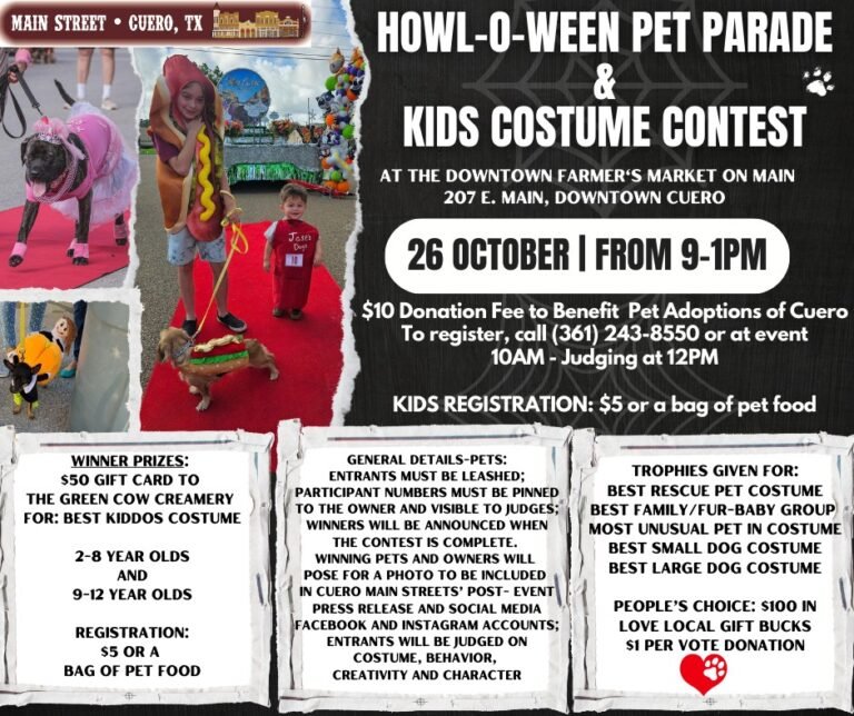 HOWL-O-WEEN PET PARADE & KIDS COSTUME CONTEST