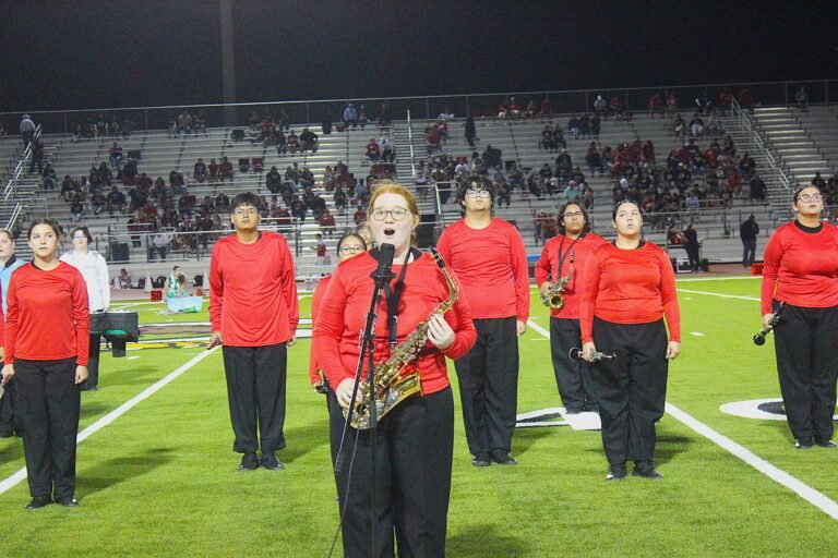 Cuero High School Band and Color Guard Friday Night Oct 4, 2024