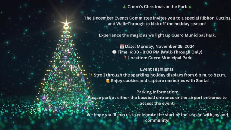 Special Holiday Ribbon Cutting and Walk-Through Scheduled for Nov 25, 2024