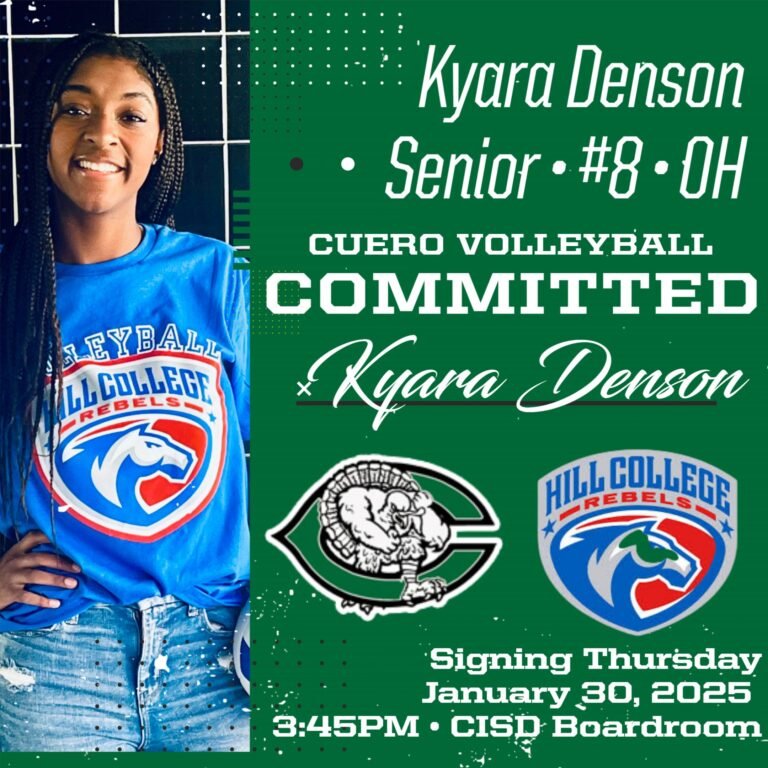 Kyara Denson Signing Thursday January 30, 2025