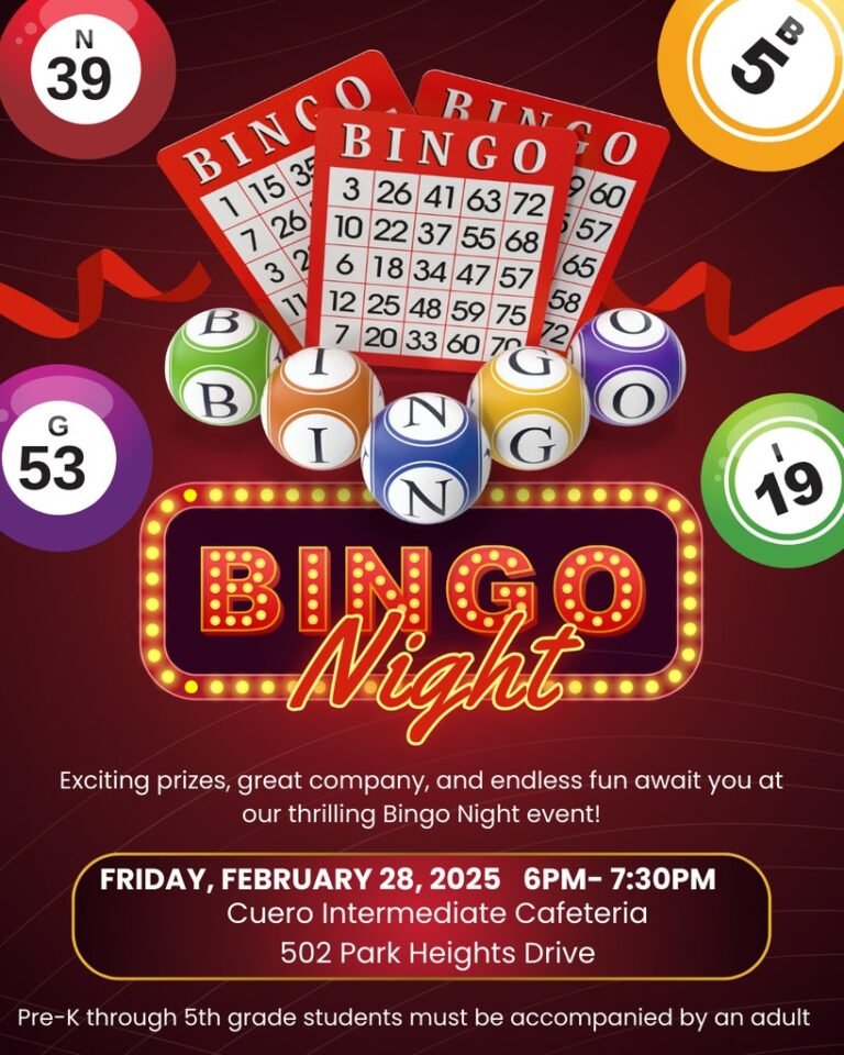 Cuero ISD Family Bingo Night!