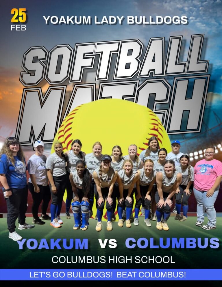 Yoakum Lady Bulldogs vs Columbus Tuesday, February 25th @ Columbus