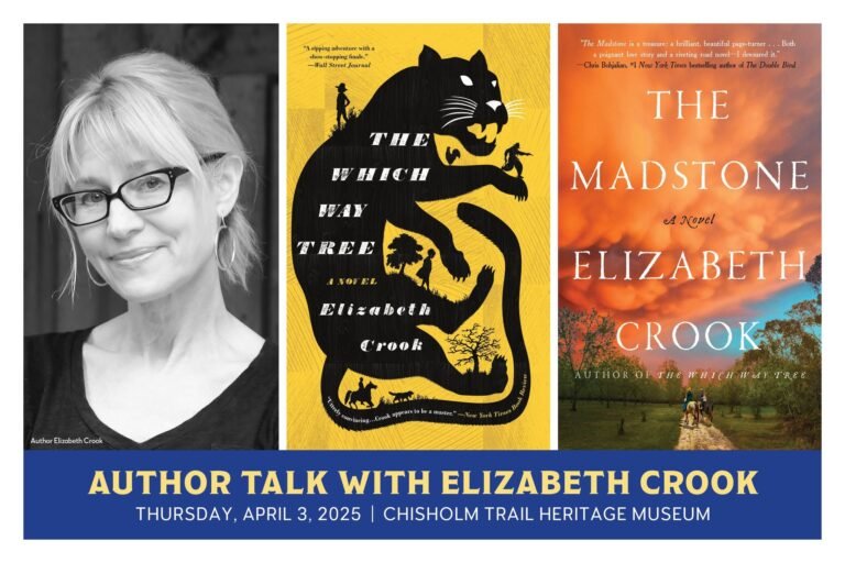 Meet Renowned Author Elizabeth Crook Thursday, April 3, 2025