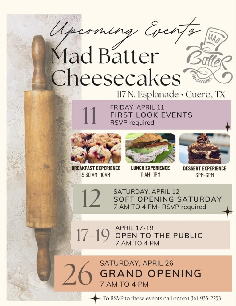 COMING SOON: Mad Batter Cheesecakes