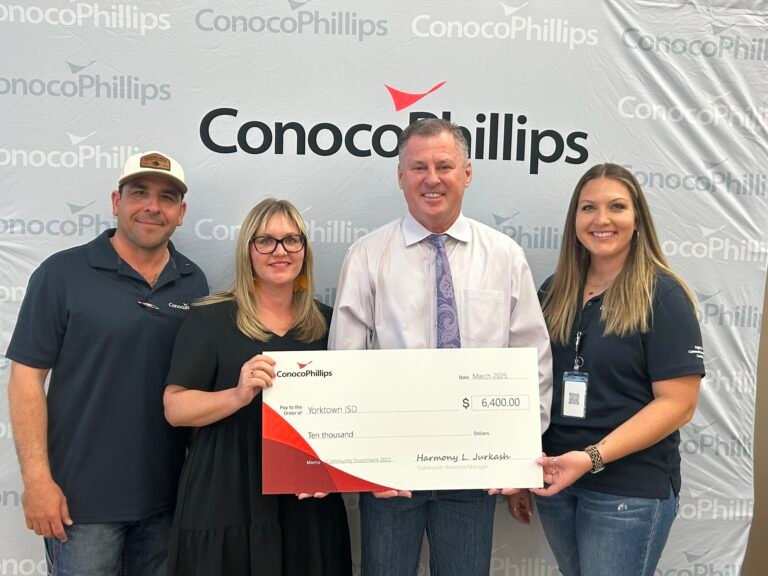 Yorktown ISD Receives $6,400 Grant from ConocoPhillips Eagle Ford for Welding Program