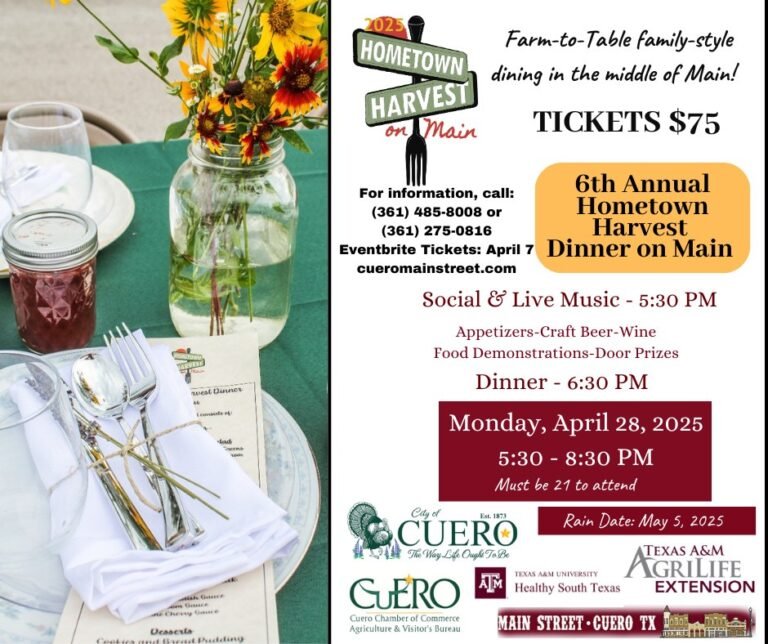 6th Annual Hometown Harvest Dinner on Main