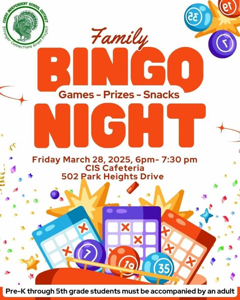 Cuero ISD Family Bingo Night