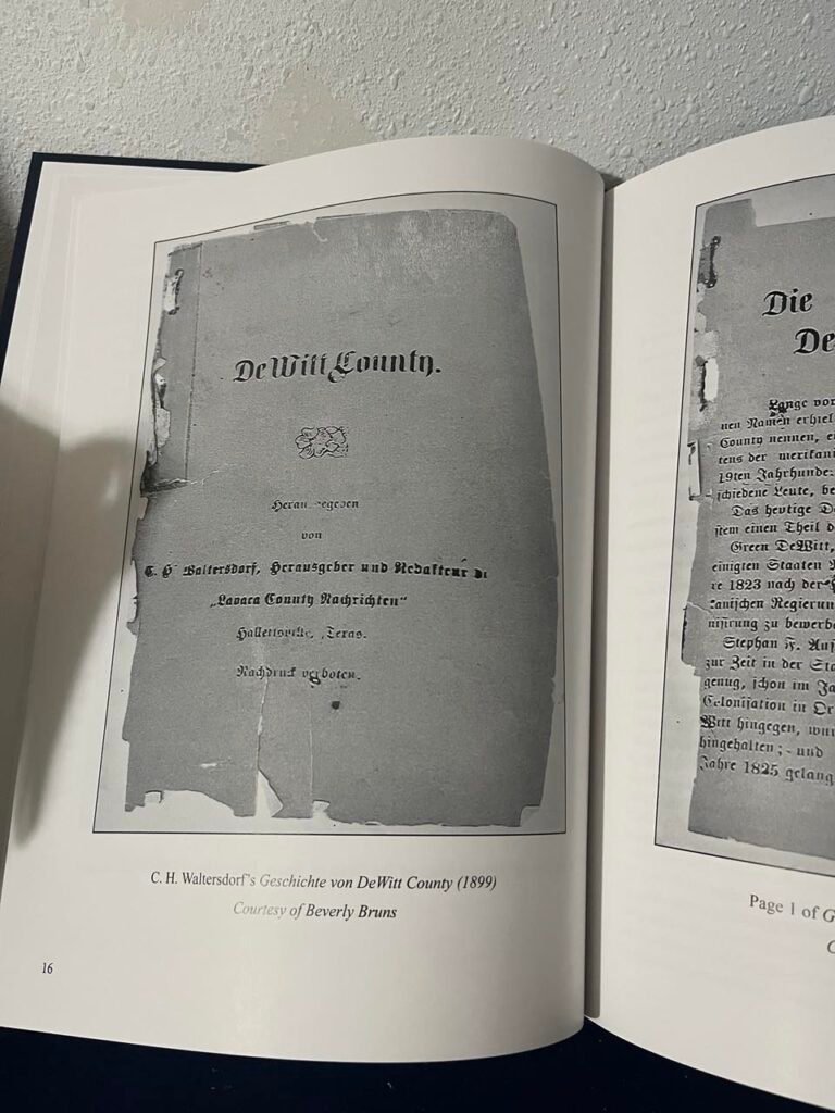 German Book Found in Attic Translated: 1899 DeWitt County History Unveiling to the Public on Sunday, March 23, 2025