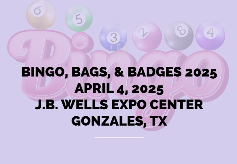 Tickets Sold Out! Donations Still Needed for Bingo, Bags and Badges FUNdraiser