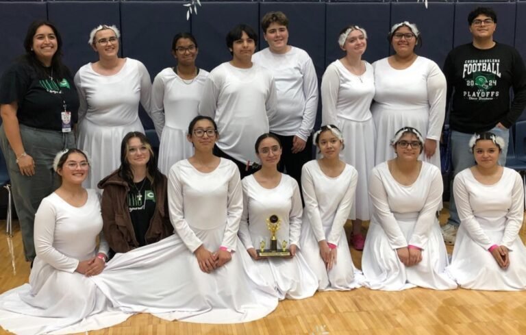 Cuero High School Winter Guard Advances to State