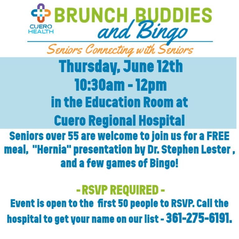 Brunch Buddies & Bingo Returns to Cuero—Seniors Connecting Through Fun & Learning!