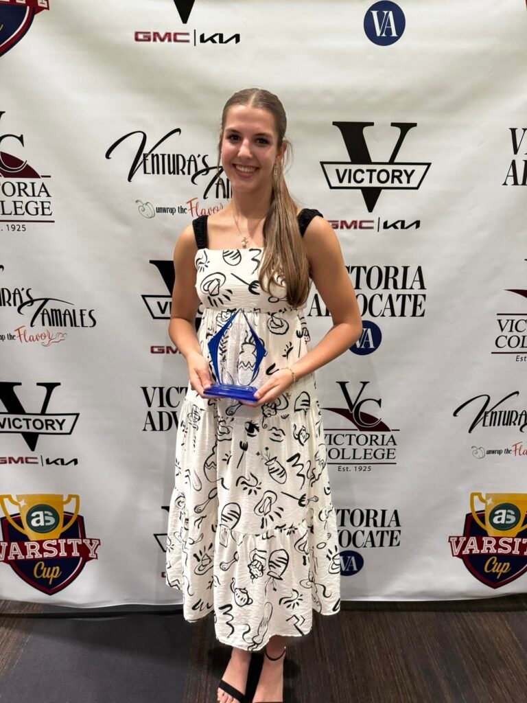 Cuero High School’s Arissa Carbonara Named Varsity Cup Female Athlete of the Year Cuero High School’s Arissa Carbonara Named Varsity Cup Female Athlete of the Year