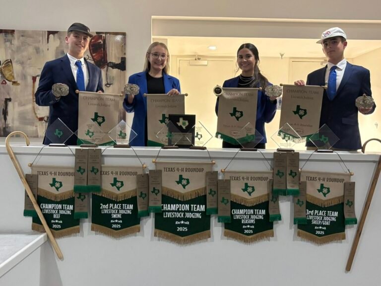 Dewitt County 4-H Senior Livestock Judging Team Wins State Title, Heads to Nationals