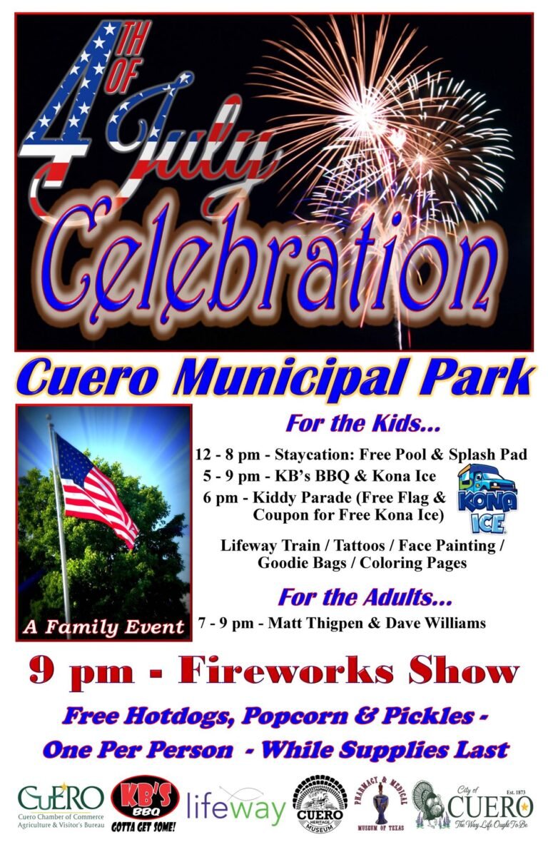 4th of July Celebration @ Cuero Municipal Park