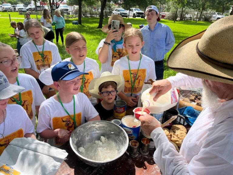 Cowboy Camp Ropes in Summer Fun at the Chisholm Trail Grounds