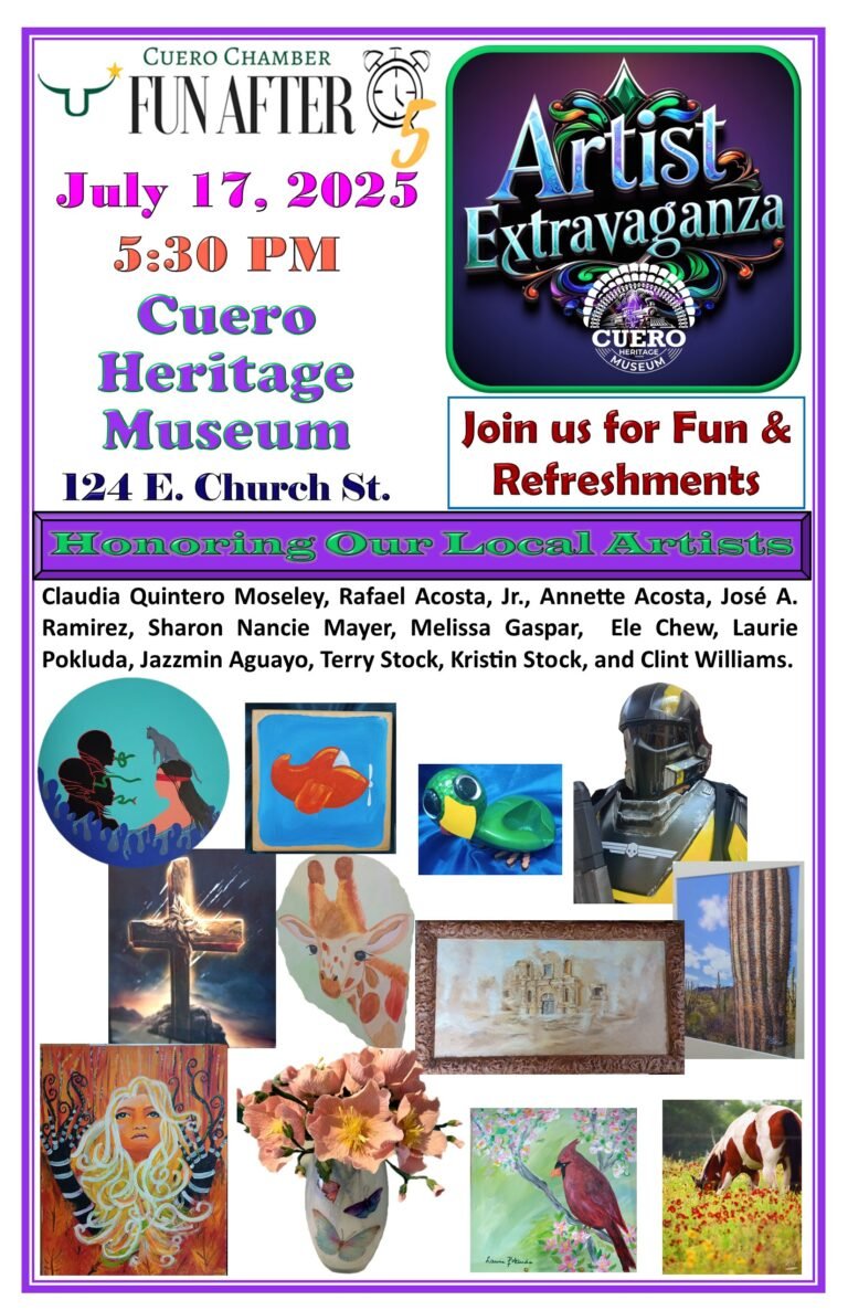 Fun After Five @ Cuero Heritage Museum – Honoring Local Artists