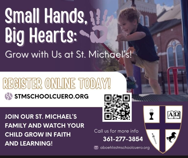  Now Enrolling at St. Michael’s Catholic School!