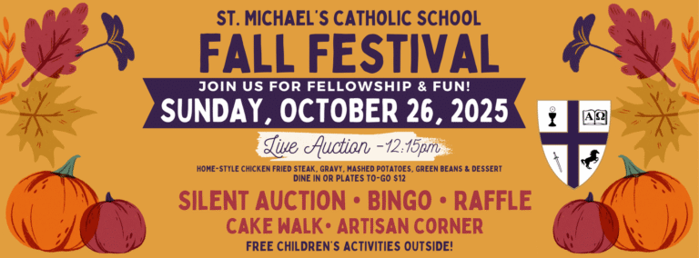 St Michael’s Catholic School Fall Festival Set for Oct 26, 2025