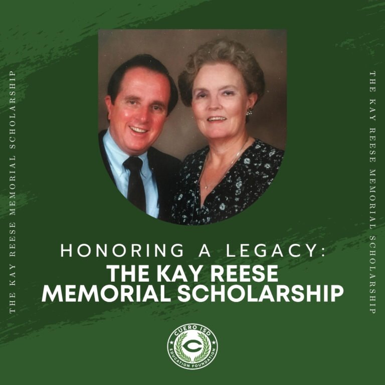Honoring a Legacy: The Kay Reese Memorial Scholarship Continues to Inspire Cuero Students