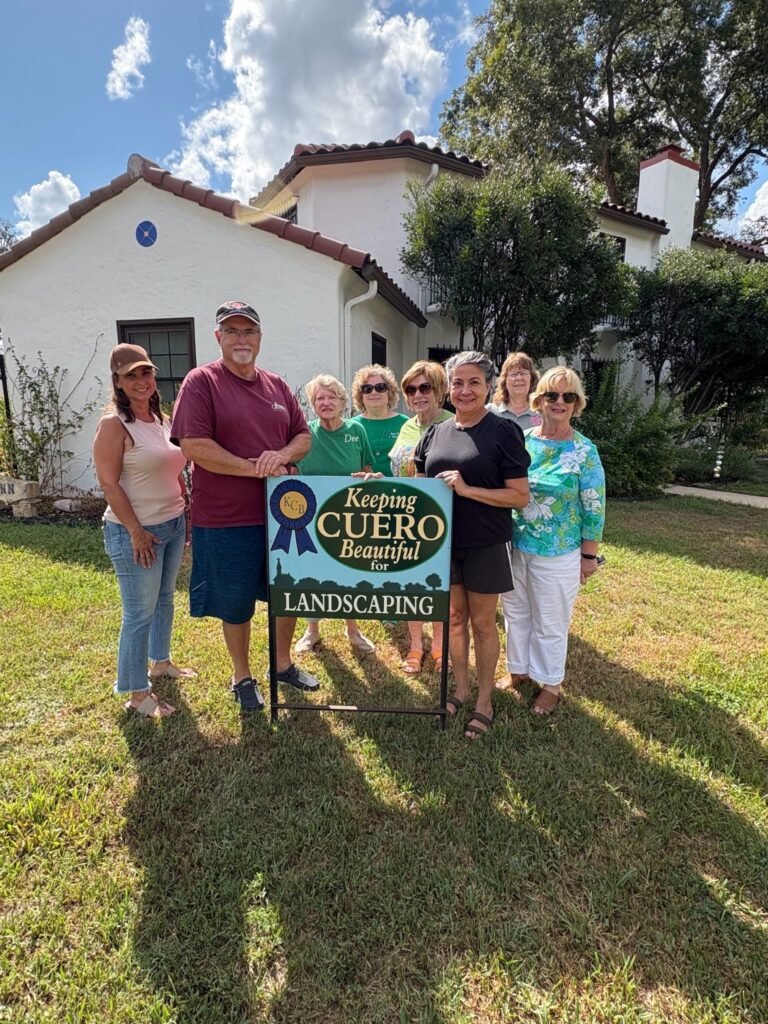 Keep Cuero Beautiful Honors Local Excellence with Blue Ribbon Landscaping Awards