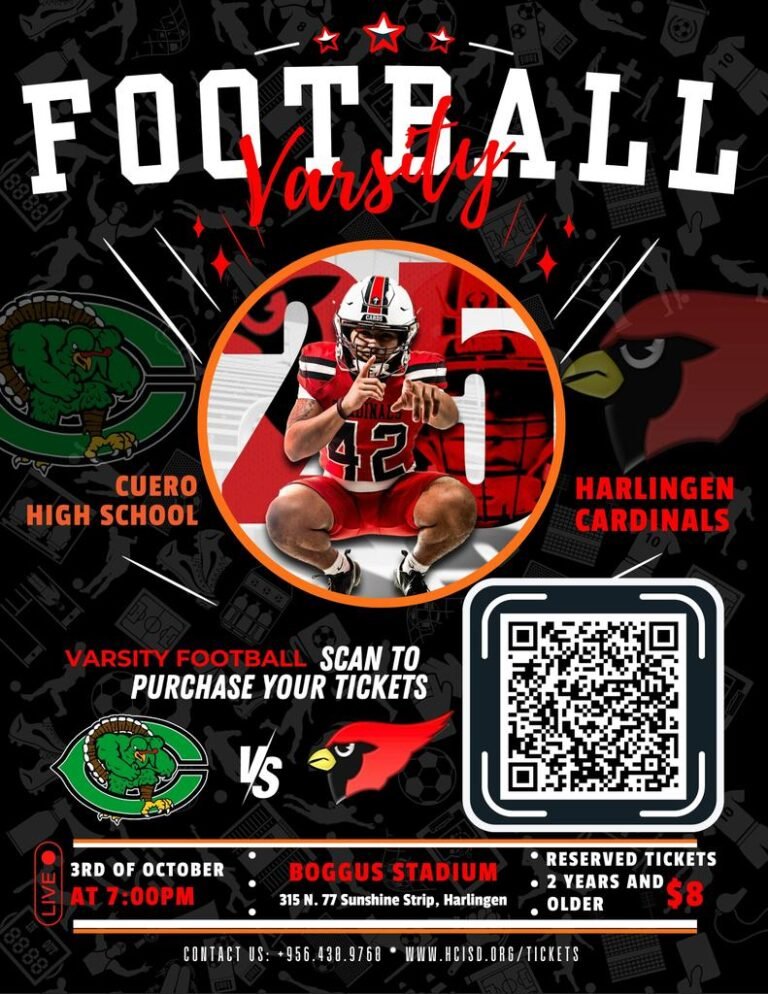 Cuero Gobbler VS Harlingen Cardinals