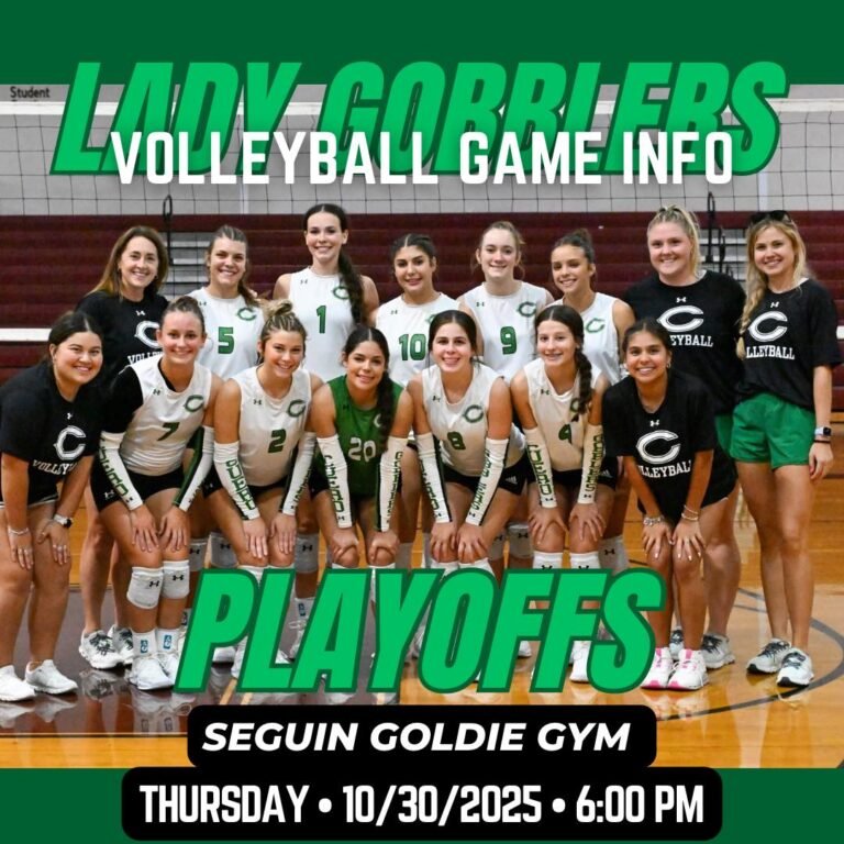 Lady Gobblers Head to Seguin for Volleyball Playoff Showdown Against Devine