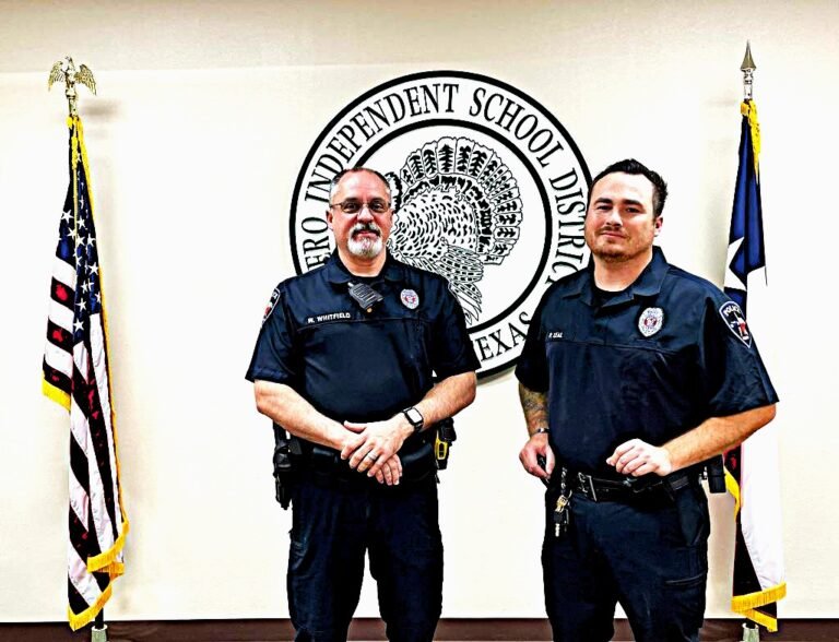 Cuero ISD Honor School Resource Officers on National Law Enforcement Appreciation Day