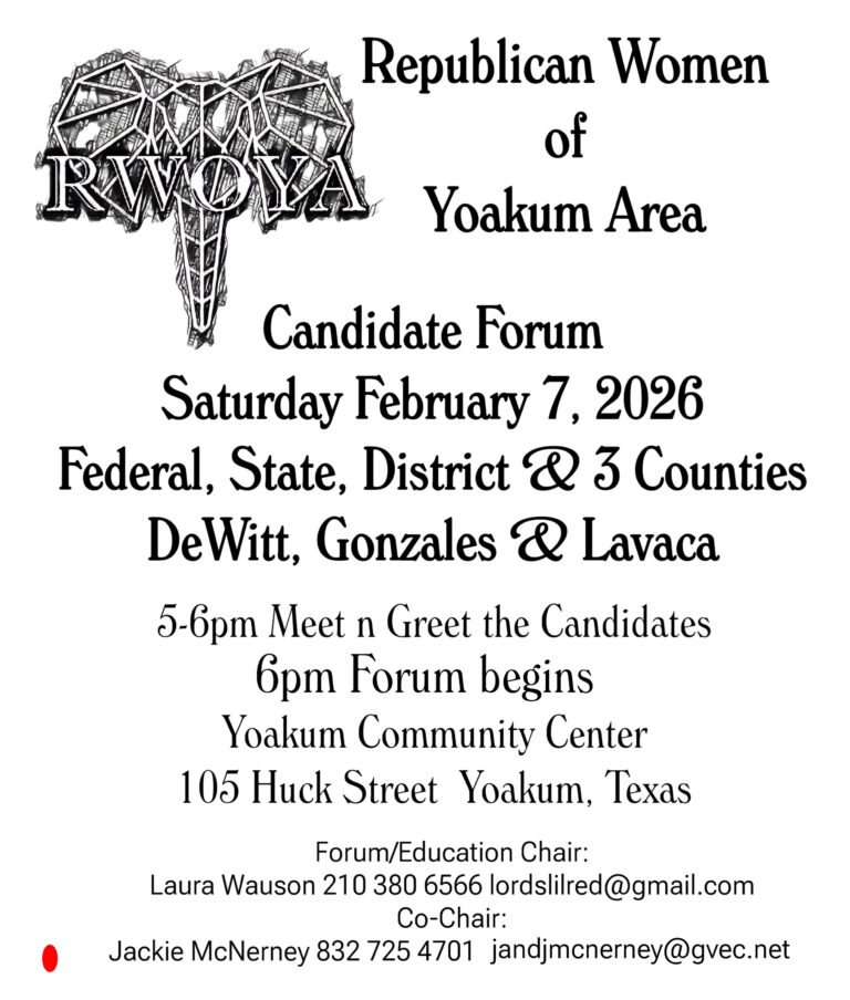 Republican Women to hold Candidate Forum February 7, 2026