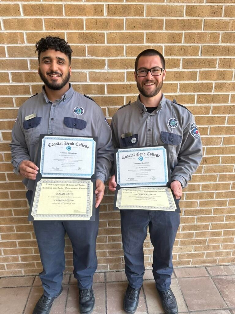 Stevenson Unit Welcomes New Officers Following TDCJ Academy Graduation