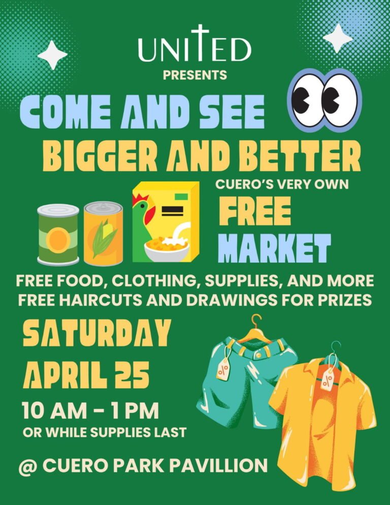 Community Invited to Cuero’s Free Market Event on April 25