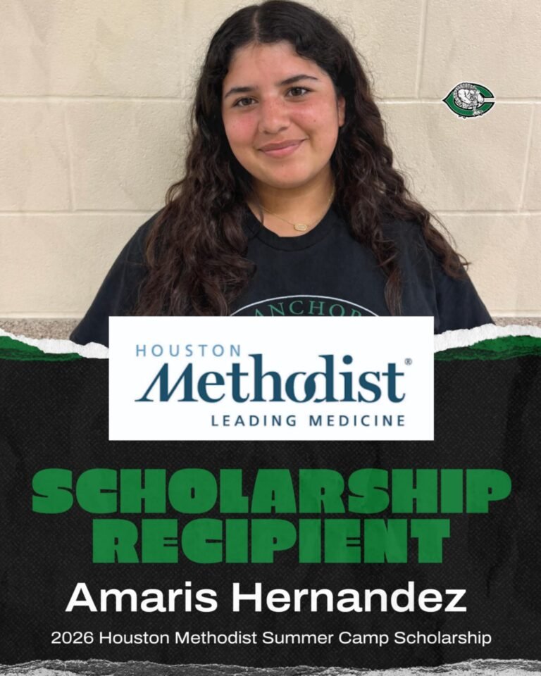 Cuero Student Amaris Hernandez Awarded Houston Methodist Summer Camp Scholarship