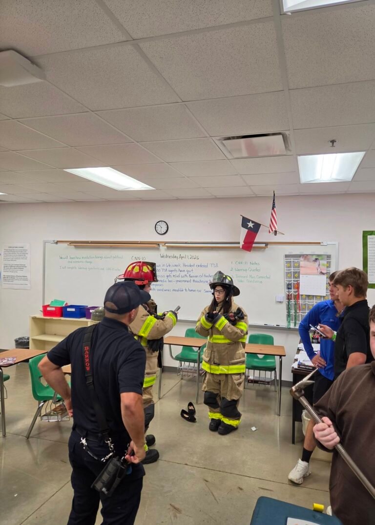 Cuero Fire Department Engages Students at Cuero High School Career Day