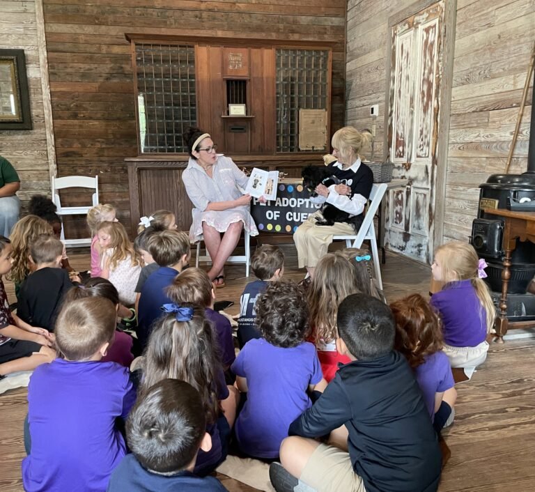 Pet Adoptions of Cuero Brings Storytime Magic to the English‑German Schoolhouse