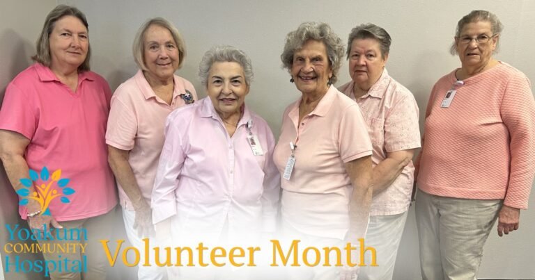 Yoakum Hospital Honors Auxiliary Volunteers During National Volunteer Month