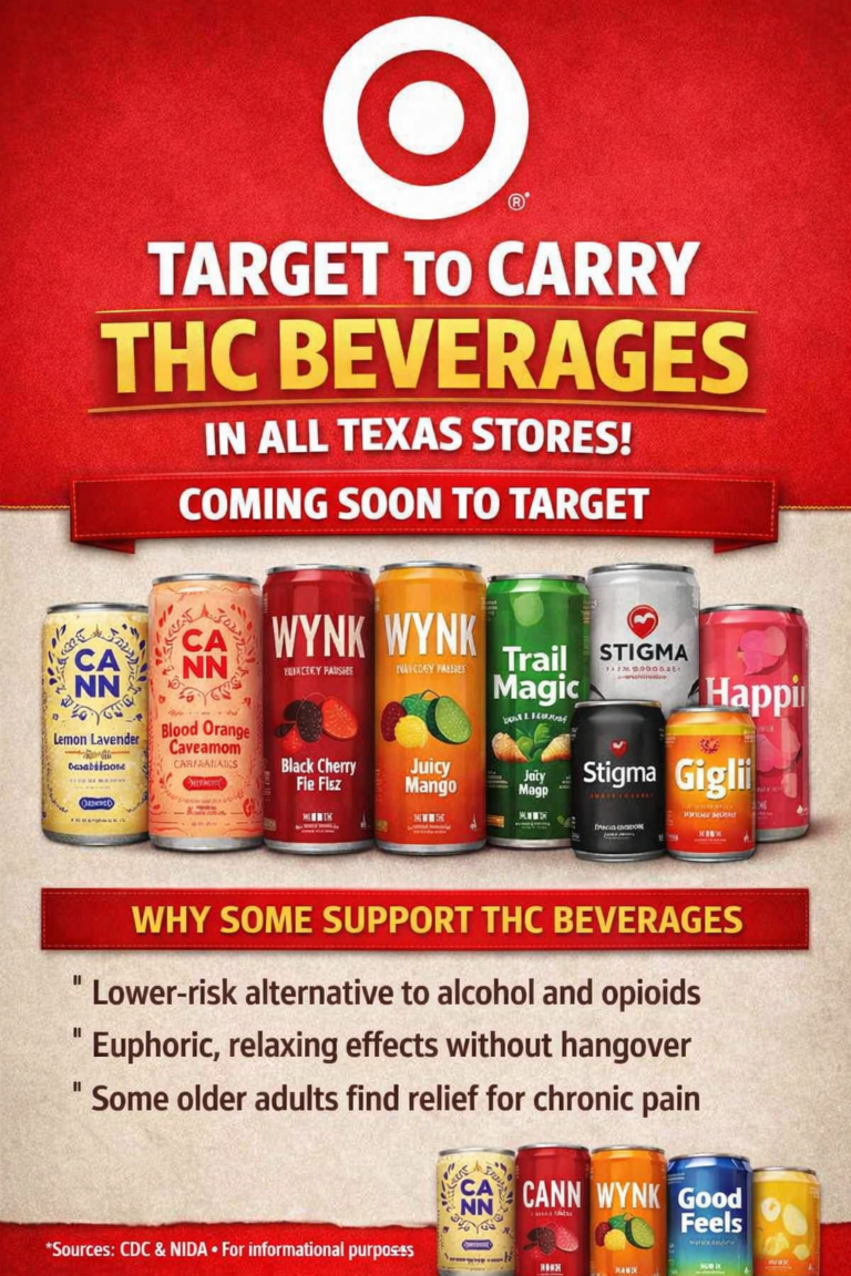 Target to Carry THC Beverages in Texas Stores as Interest Grows in Alcohol Alternatives
