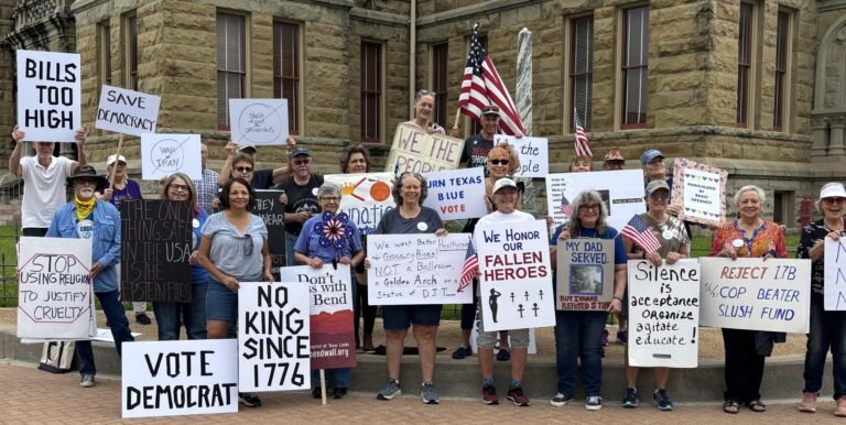 Voices Rise in Hallettsville as Regional Democrats Rally for Change