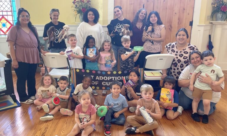 Puppies Visit Grace Episcopal Church Summer Camp for a Morning of Fun