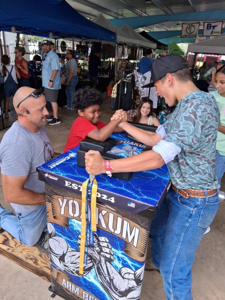 Local Arm Wrestler Brings High‑Energy Competition to the Yoakum Tom Tom Festival