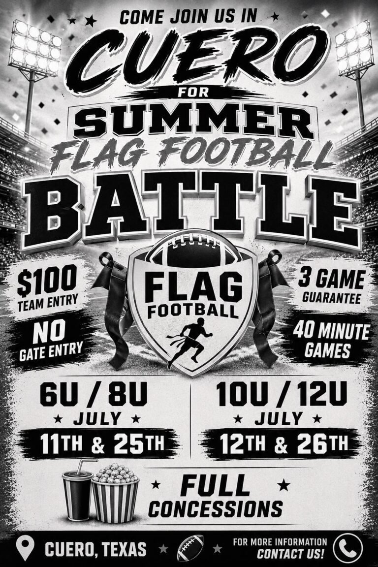 Final Week to Register for LGFL Summer Flag Football in Cuero