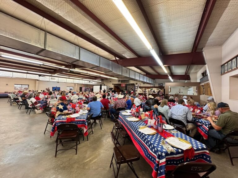 Republican Supporters Gathered for America 250 Celebration Featuring Vince King at Cuero VFW