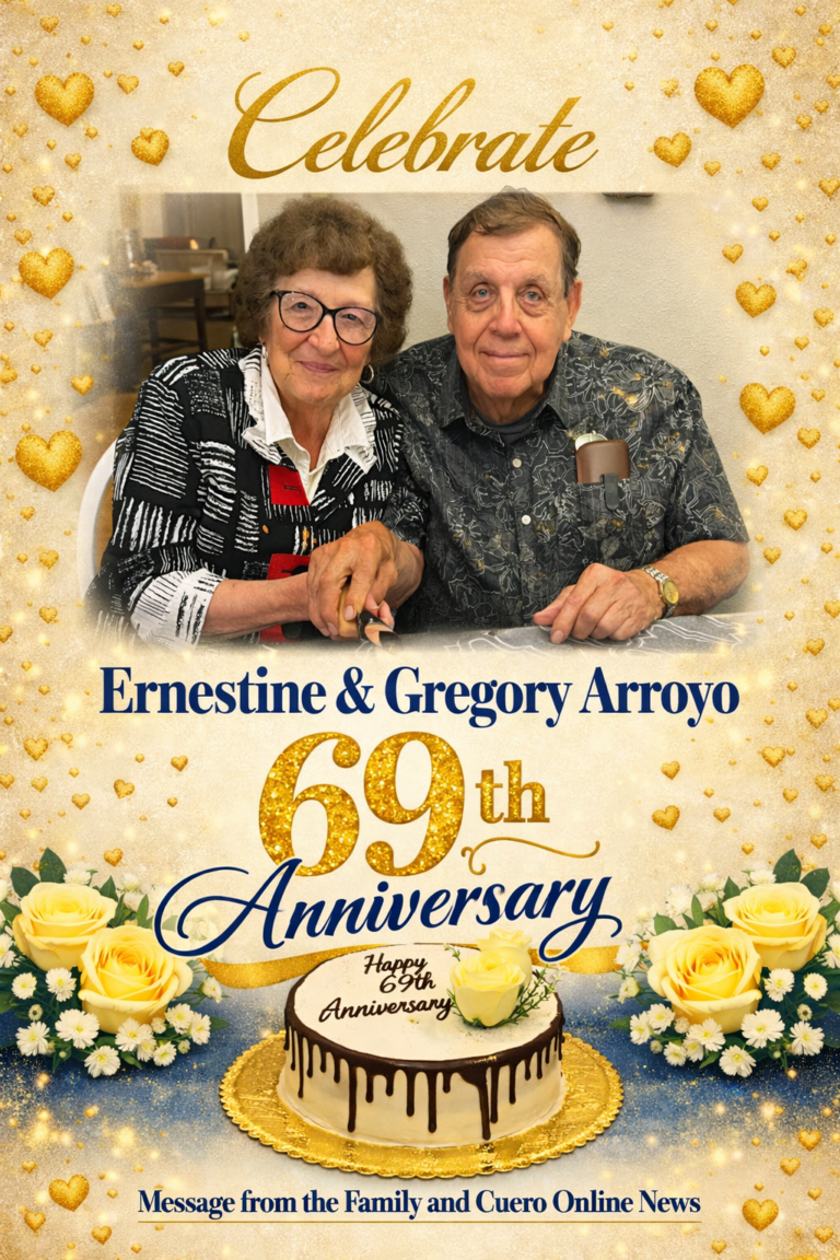 Happy 69th Anniversary Ernestine & Gregory Arroyo 