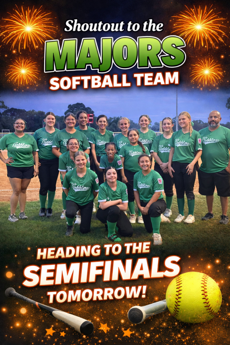 Shoutout to the Majors Softball Team!