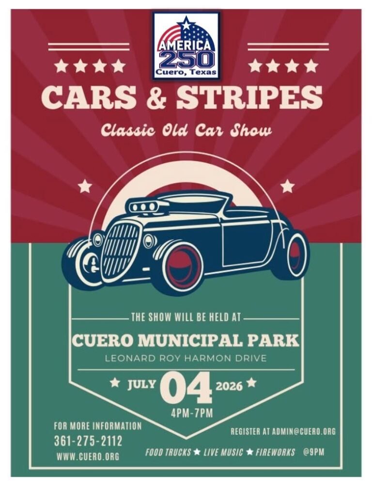 Cars & Stripes Rolls Into Cuero for a Star‑Spangled Fourth of July Show