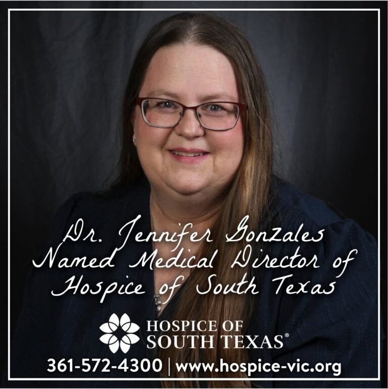 Dr. Jennifer Gonzales Named Medical Director of Hospice of South Texas