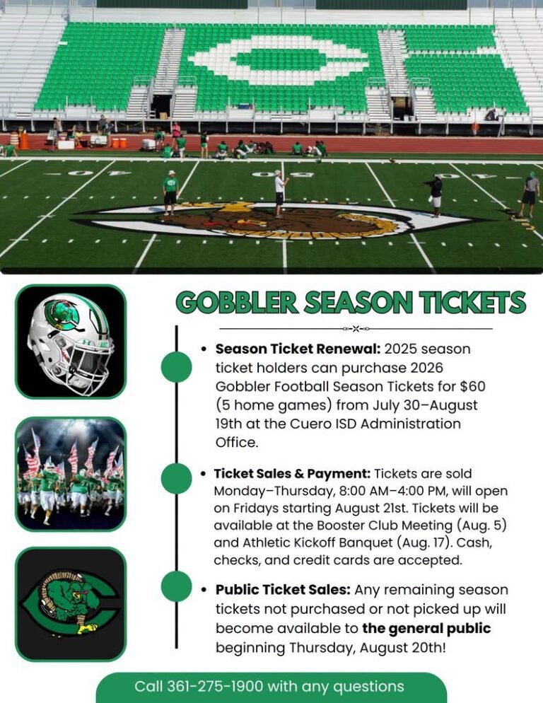 2026 Gobbler Football Season Ticket Announcement