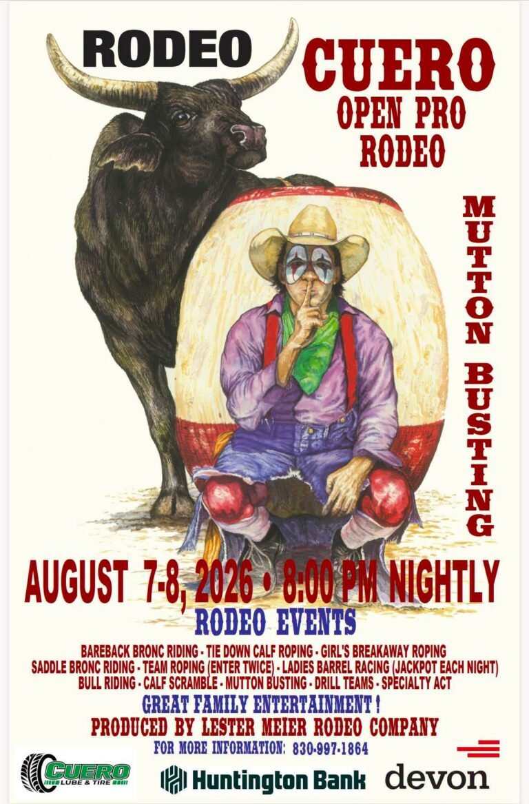 Cuero Open Pro Rodeo Set to Deliver Two Nights of High‑Energy Family Entertainment
