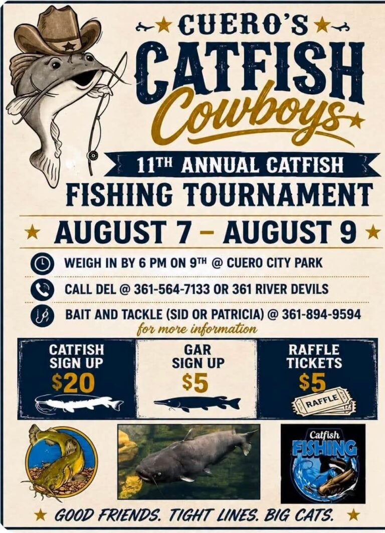 Cuero’s Catfish Cowboys Gear Up for 11th Annual Catfish Fishing Tournament