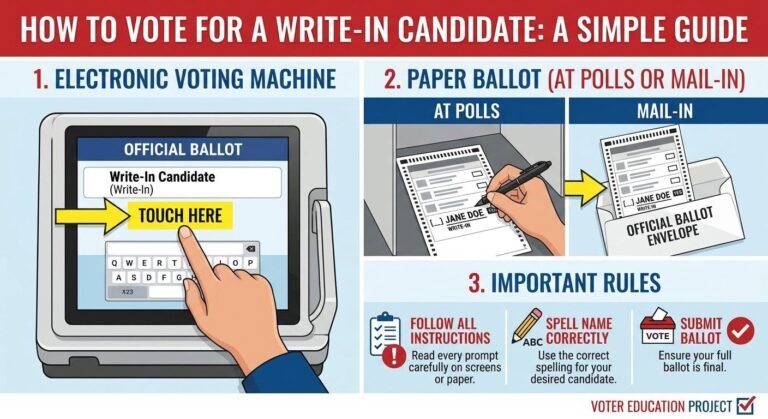 HOW TO VOTE FOR A WRITE-IN CANDIDATE: A SIMPLE GUIDE