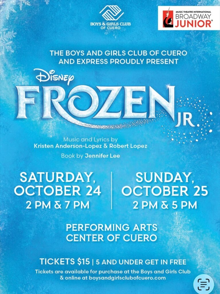 Community Spotlight: Boys & Girls Club of Cuero Presents Disney’s Frozen Jr.